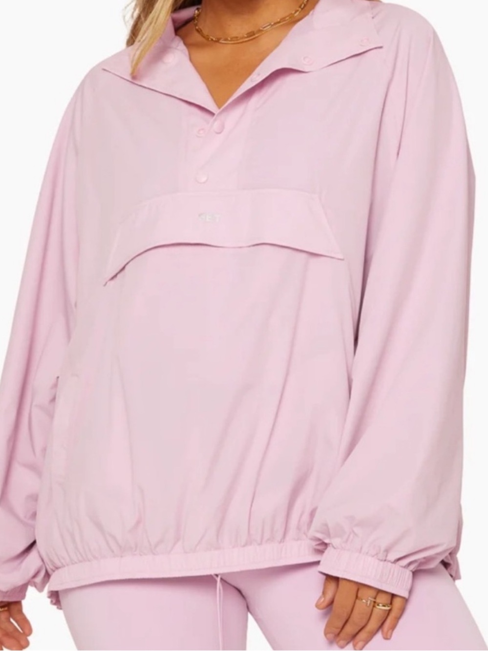 SET Active Nylon Half Zip Pullover- Cowgirl